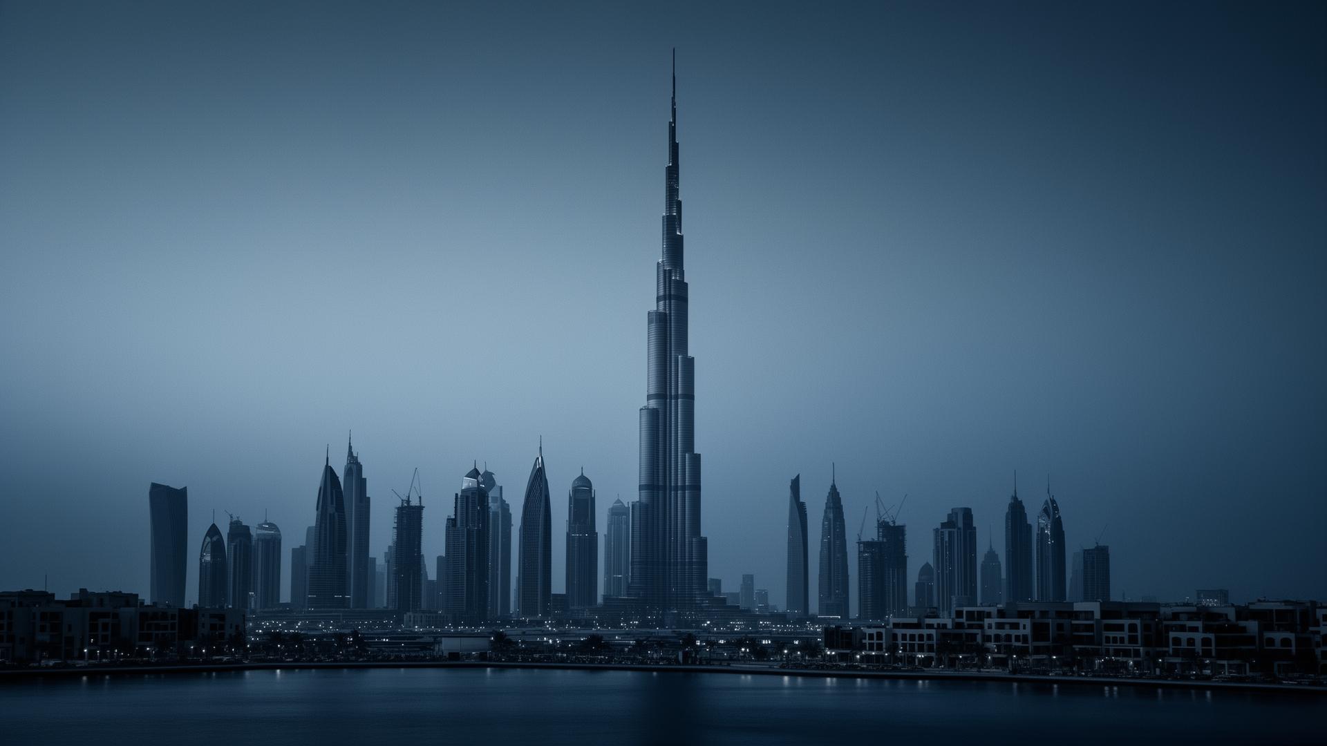 Dubai skyline featuring the Burj Khalifa